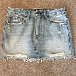 Abercrombie & Fitch Mini Jean Skirt
